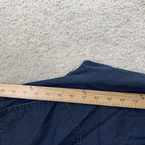 Vince Relax Crop Pants Size 30 Blue Style Women Soft Dark Grape 27" Inseam 32-0 - Picture 9 of 10